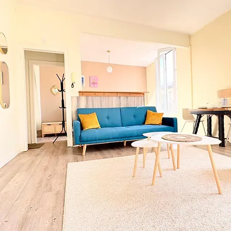 公寓 Grand Et Beau T2 Lumineux Style Parisien - Proche Gare Et Centre - Quartier Et Calme 勒芒