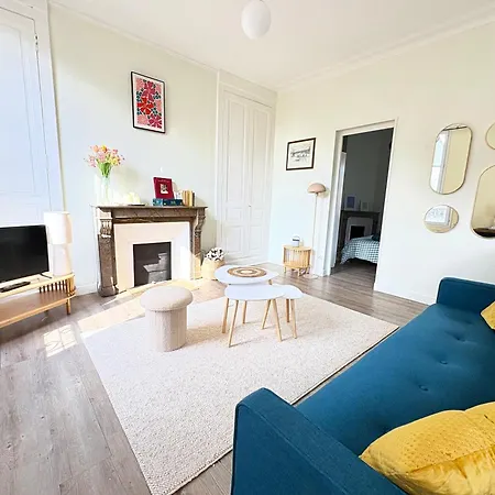 公寓 Grand Et Beau T2 Lumineux Style Parisien - Proche Gare Et Centre - Quartier Et Calme 勒芒
