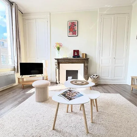 公寓 Grand Et Beau T2 Lumineux Style Parisien - Proche Gare Et Centre - Quartier Et Calme